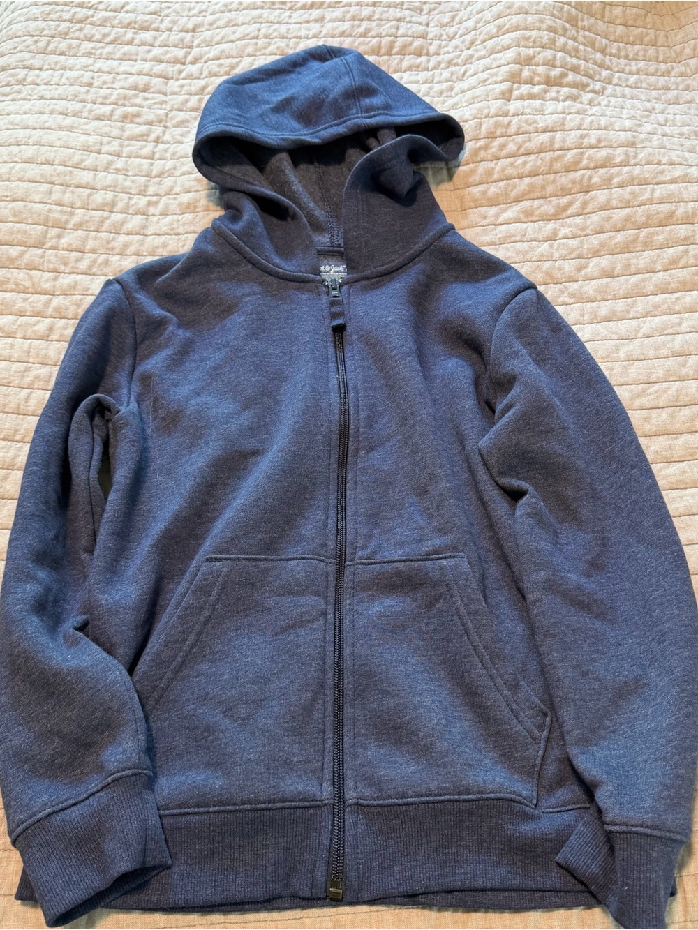 NWOT Cat & Jack Dark Blue Zip-Up Hoodie